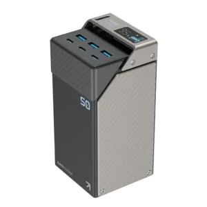 پاوربانک powerology 50000mAh با شارژ سریع 65 وات و نمایشگر هوشمند